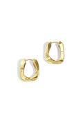 Rectangular hoop earrings