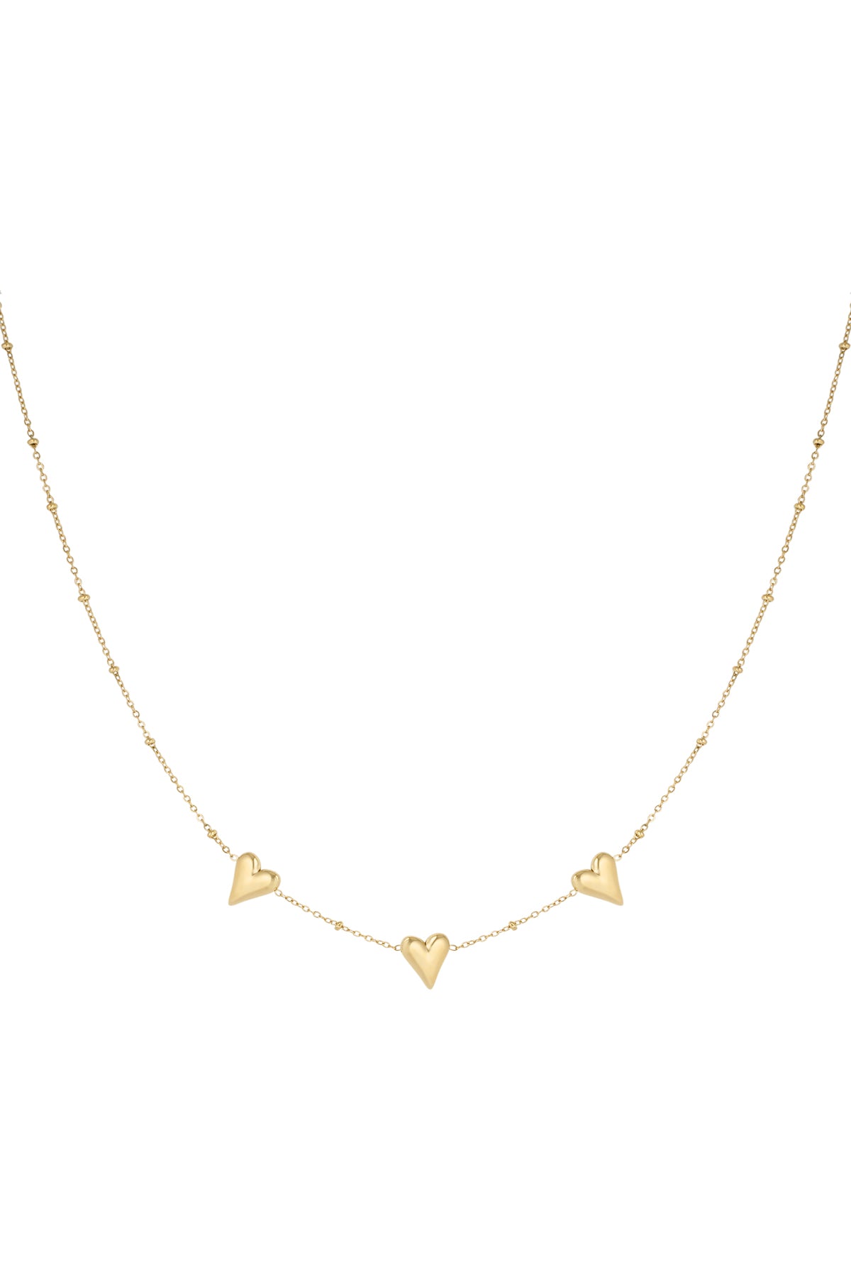 Triple love necklace