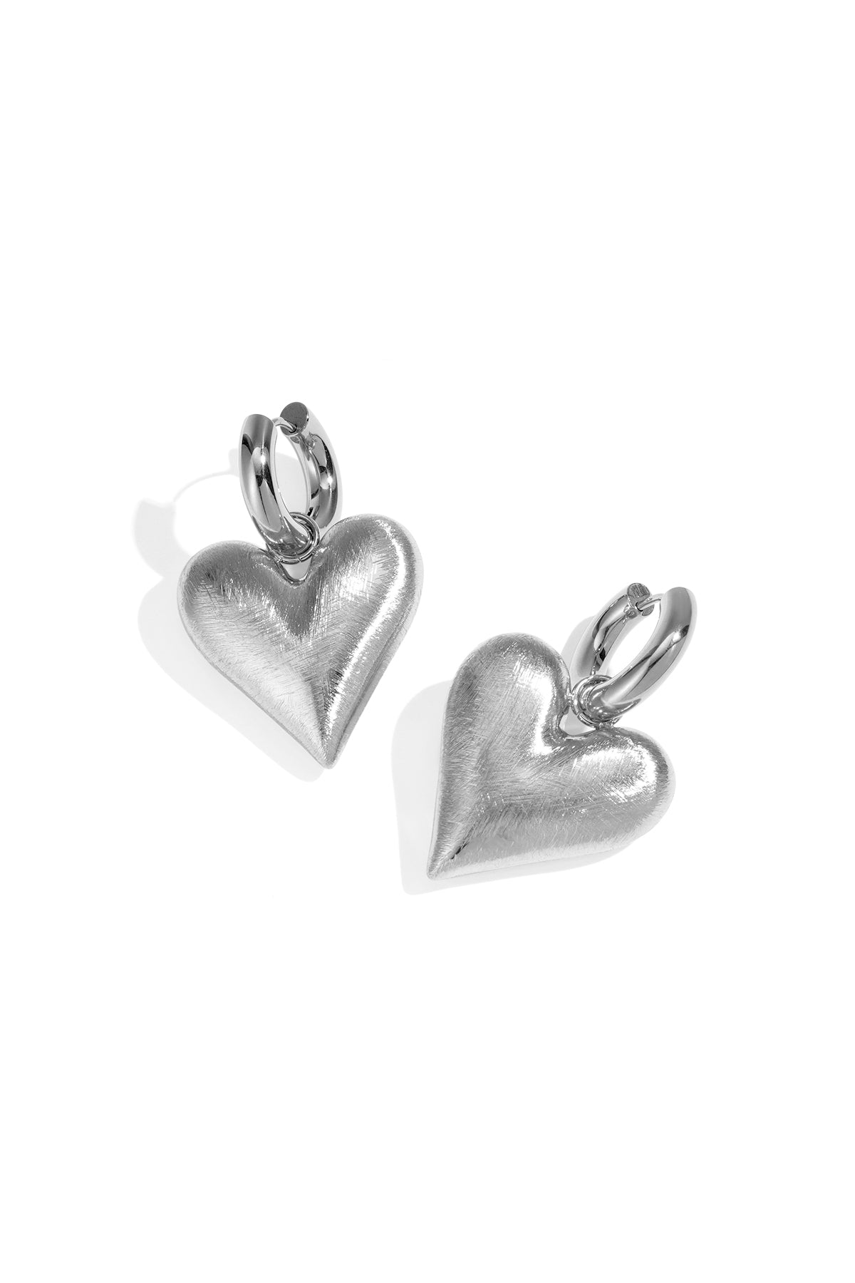 Big heart earrings