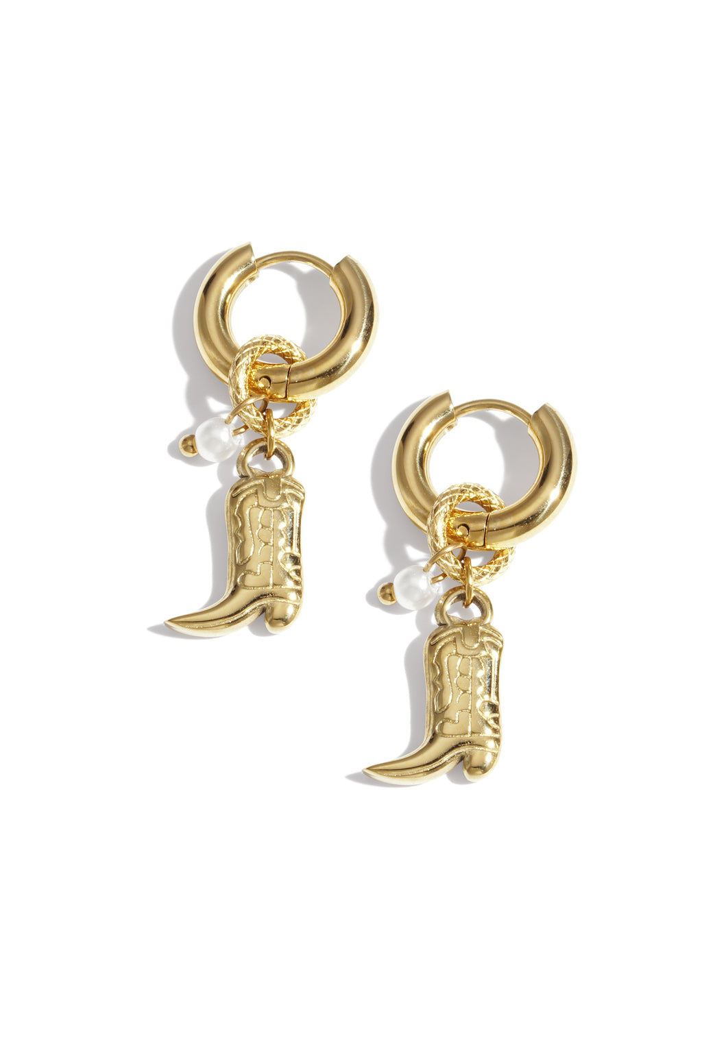  cowboyboots earrings