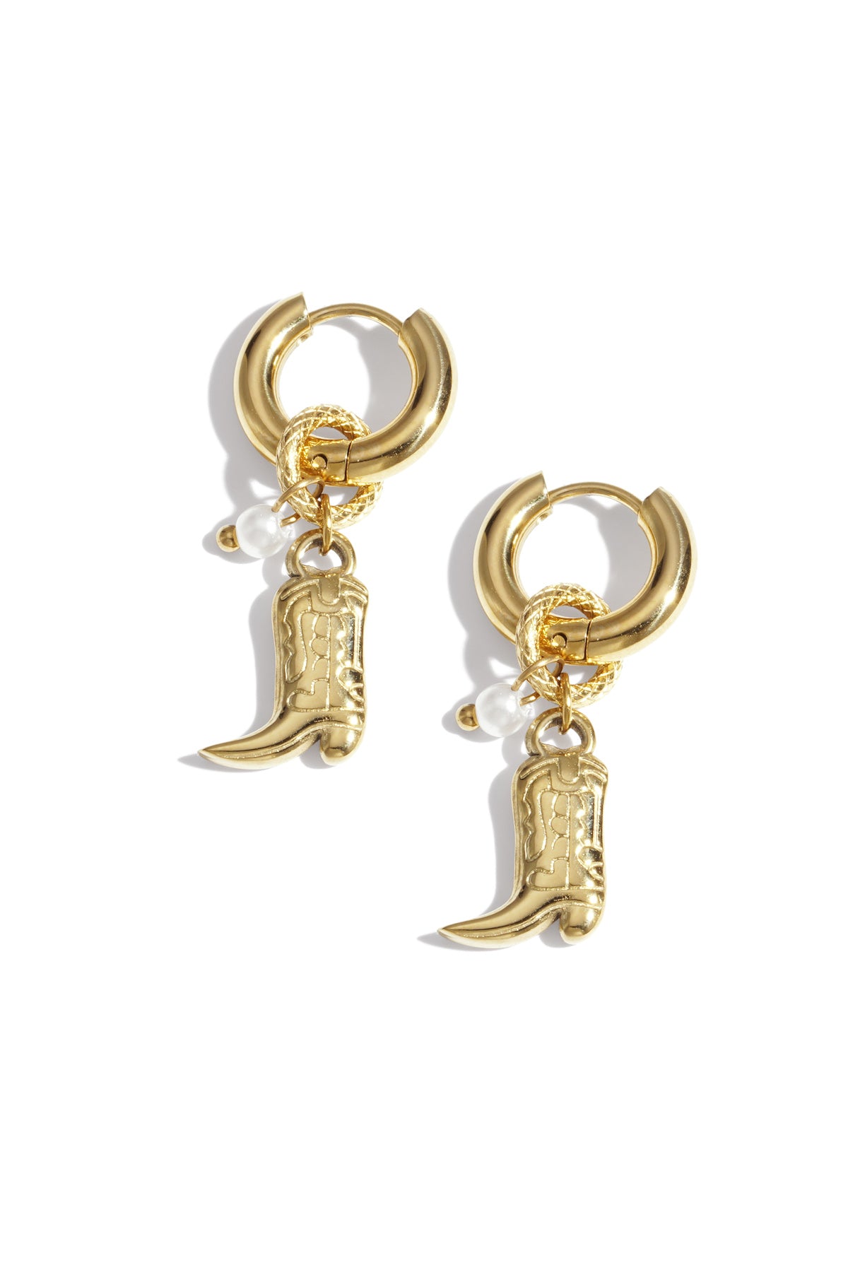  cowboyboots earrings