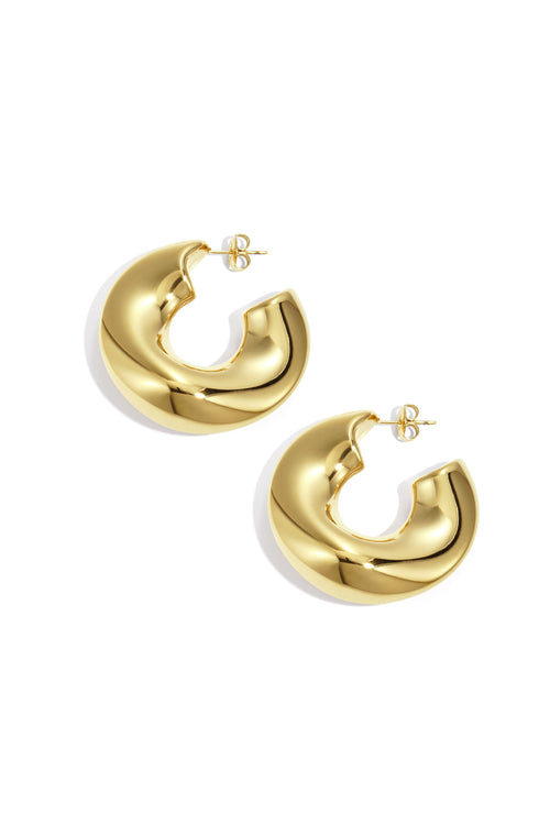 Casual big circle hoops