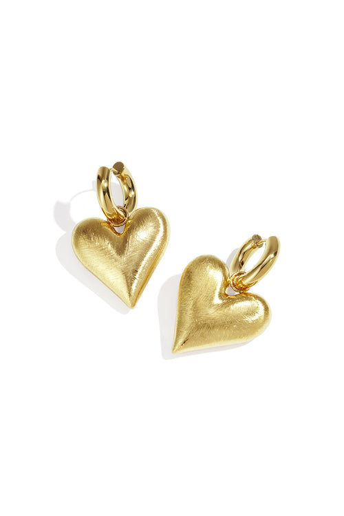 Big heart earrings