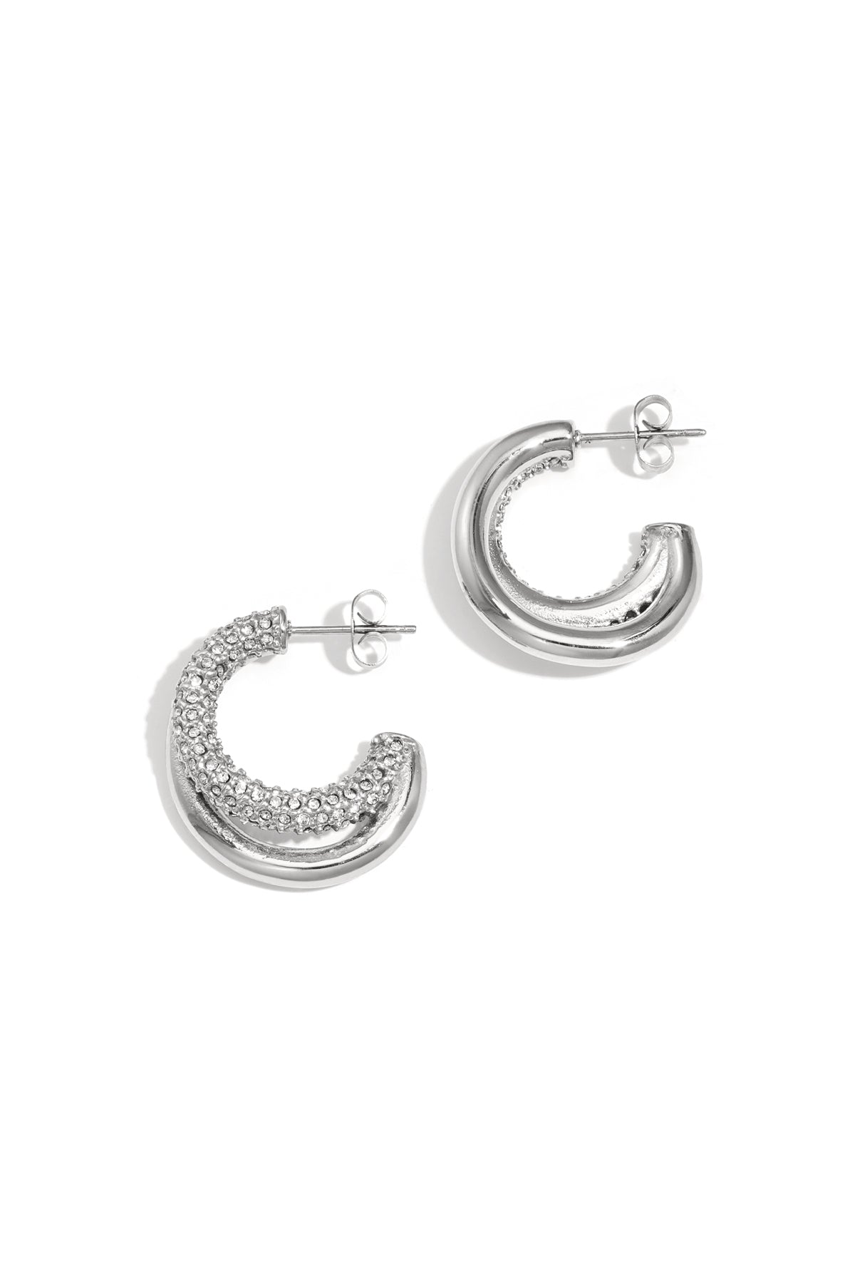 Full circle earrings