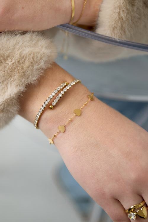 Bracelet with hearts