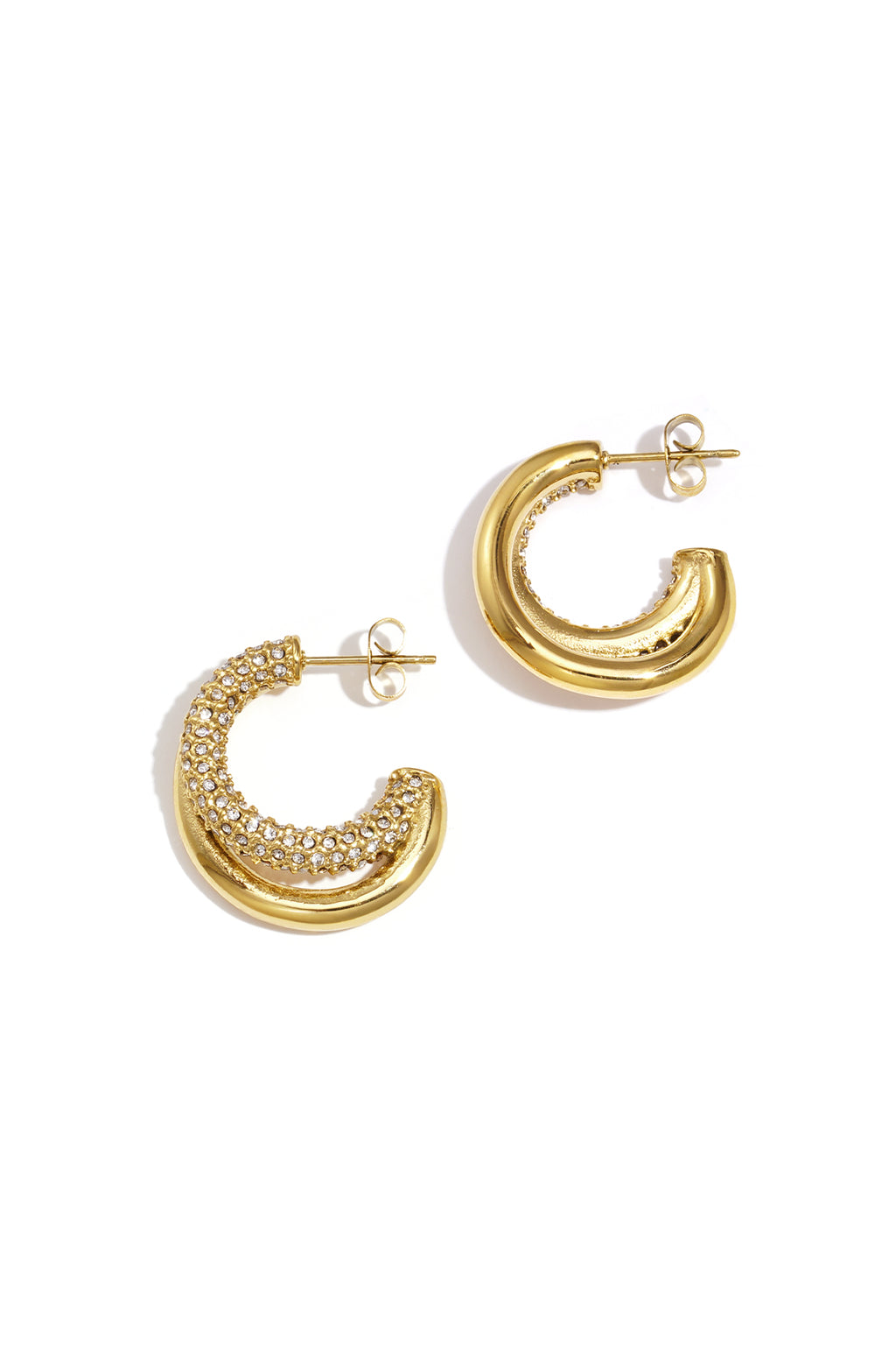 Full circle earrings